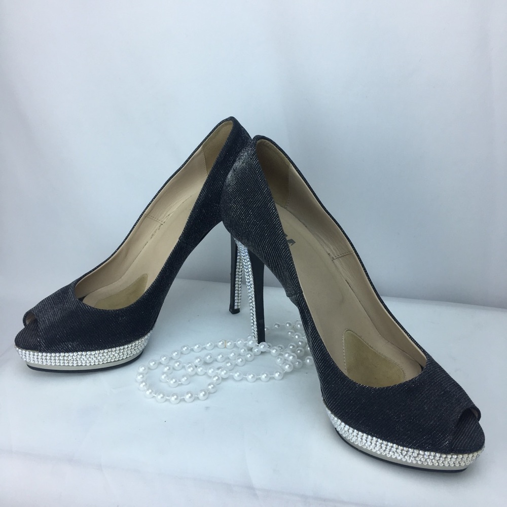 Lezilla made in Italy Crystal Platform Heels